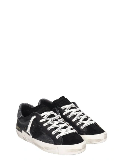 Shop Philippe Model Prsx L.d. Sneakers In Black Leather
