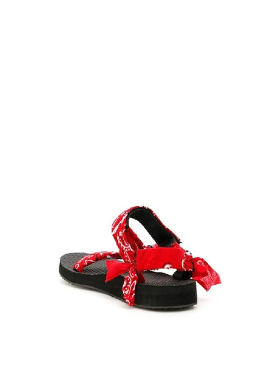 Shop Arizona Love Bandana Trekky Sandals In Red (red)