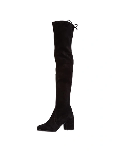 Shop Stuart Weitzman Tieland Over The Knee Boots In Black