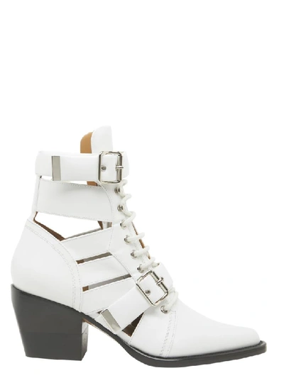 Shop Chloé Rylee Shoes In White