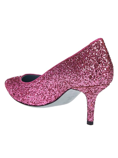 Shop Chiara Ferragni Glitter Pumps In Pink