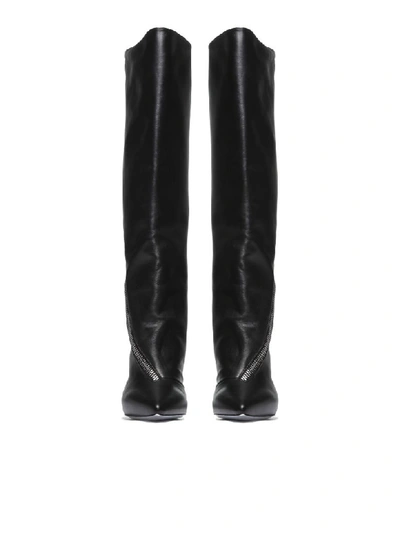 Shop Givenchy Zipped Boots In Nero