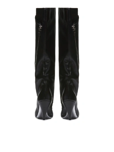 Shop Givenchy Zipped Boots In Nero