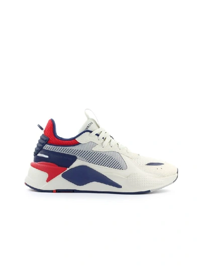 dræbe Gym Stikke ud Puma Rs-x Hard Drive White Navy Blue Red Sneaker | ModeSens