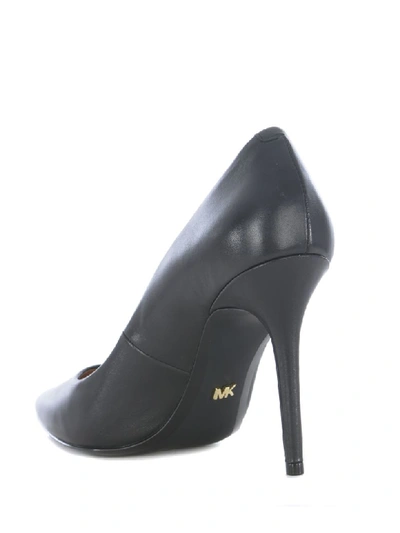 Shop Michael Kors Pointed Toe Pumps In Nero