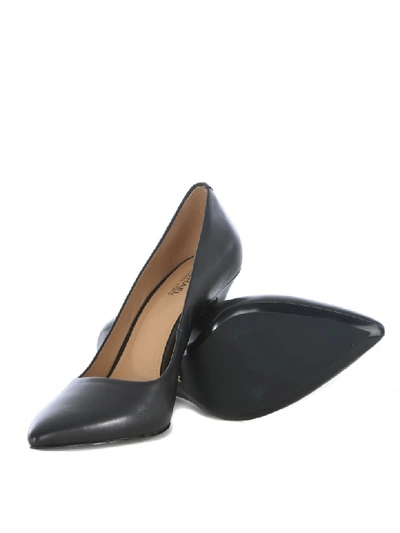 Shop Michael Kors Pointed Toe Pumps In Nero