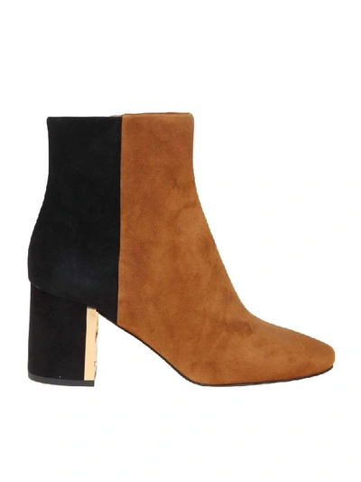 Shop Tory Burch Gigi Suede Ankle Boot In Black