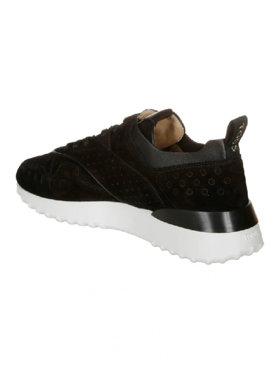 Shop Tod's Perforated Lace-up Sneakers