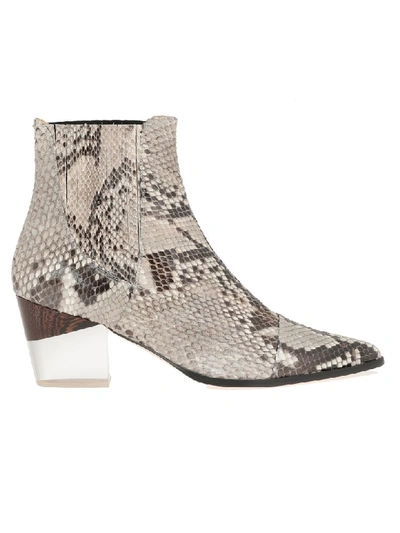 Shop Alexandre Birman Ankle Boot In Natural