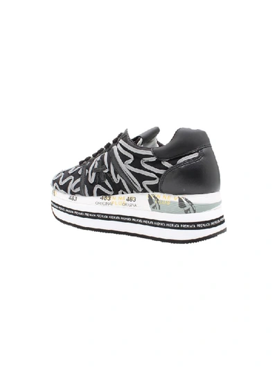 Shop Premiata Leather Sneaker In Black