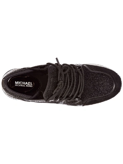 Shop Michael Kors Liv Sneakers In Black