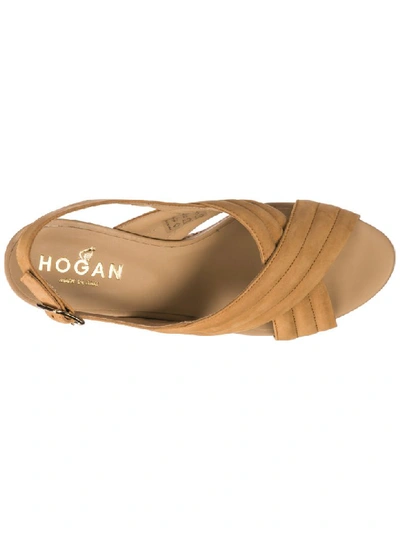 Shop Hogan H442 Wedge Sandals In Kenia