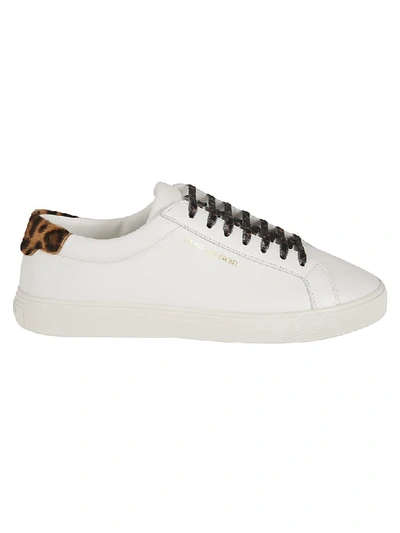 Shop Saint Laurent Andy Low Top Sl Sneakers In White/multicolor