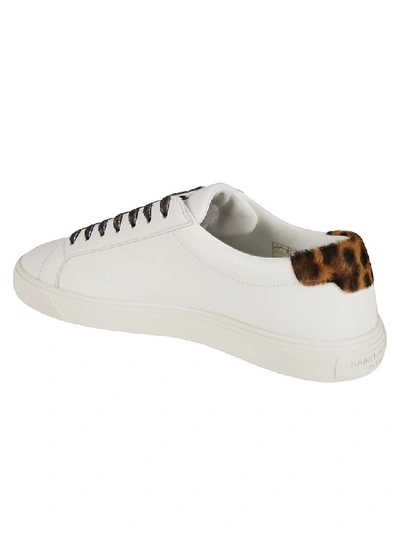 Shop Saint Laurent Andy Low Top Sl Sneakers In White/multicolor