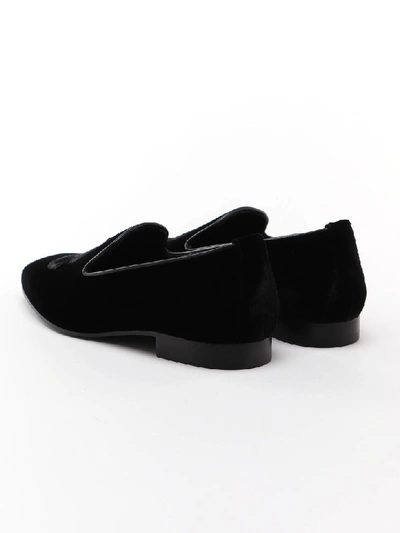 Shop Jimmy Choo Slipper Shoe In Black/black