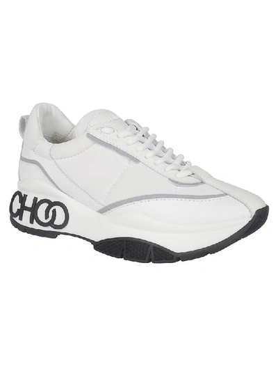Shop Jimmy Choo Raine Sneakers In White