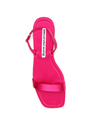 Shop Alexander Wang Ryder Sandals In Hot Pink (fuchsia)