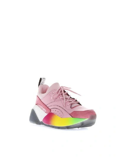 Shop Stella Mccartney Eclypse Pink Sneakers