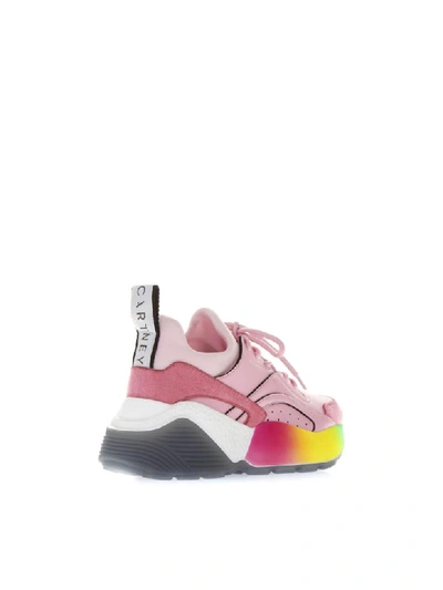 Shop Stella Mccartney Eclypse Pink Sneakers