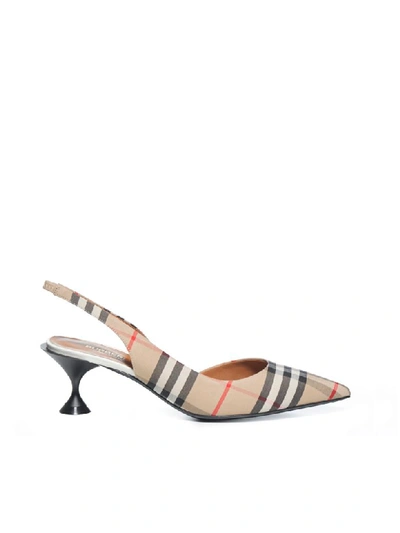 Shop Burberry Leticia Sandals In Archive Beige