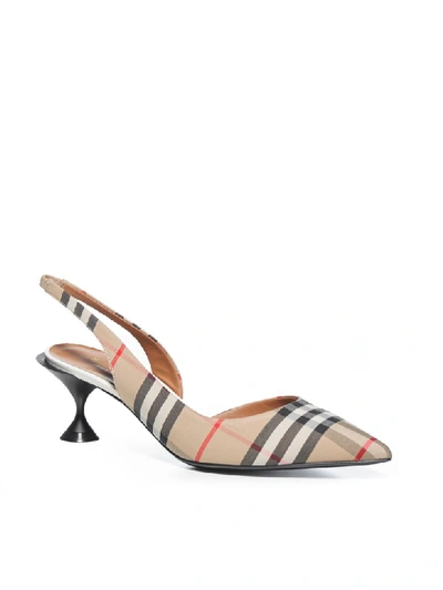 Shop Burberry Leticia Sandals In Archive Beige