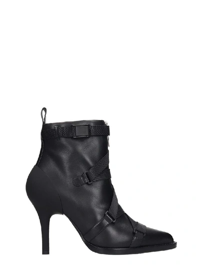 Shop Chloé High Heels Ankle Boots In Black Leather