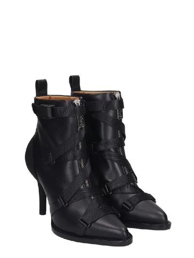 Shop Chloé High Heels Ankle Boots In Black Leather