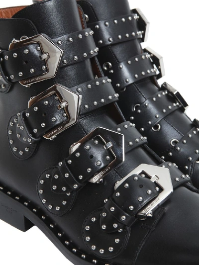 Shop Givenchy Elegant Studs Low Boot In Nero