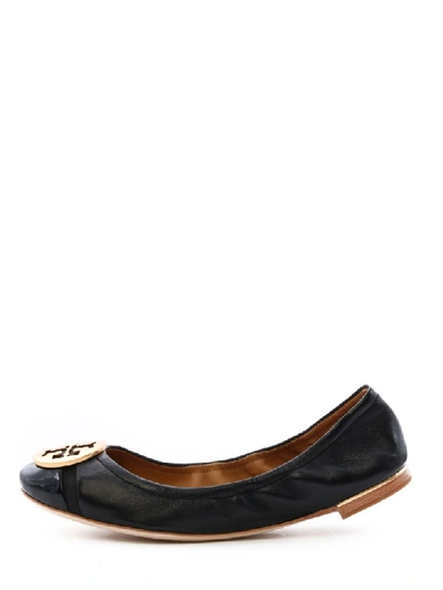 Shop Tory Burch Minnie Ballet Flat In Black