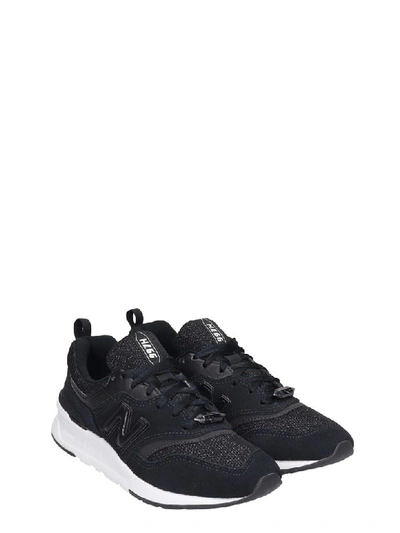 Shop New Balance 997 Sneakers In Black Tech/synthetic