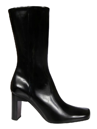 Shop Alyx Side Zipped Ankle Boots In Nero