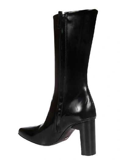 Shop Alyx Side Zipped Ankle Boots In Nero