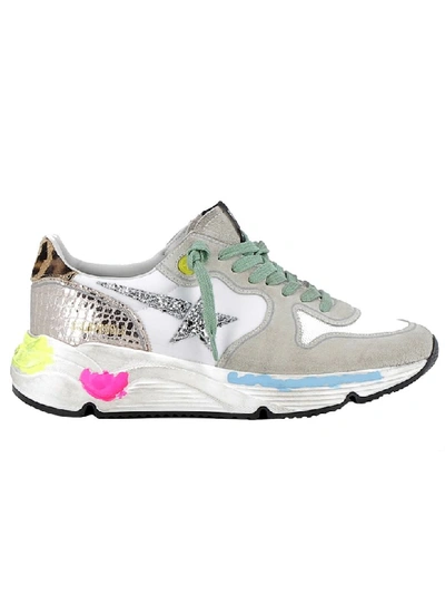 Shop Golden Goose Ice/gold Suede Sneakers In Multicolor