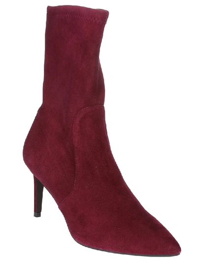 Shop Stuart Weitzman Ankle Lenght Boots In Bordeaux