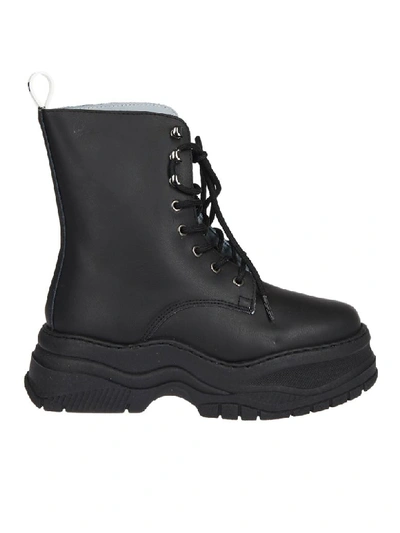 Shop Chiara Ferragni Black Army Boot