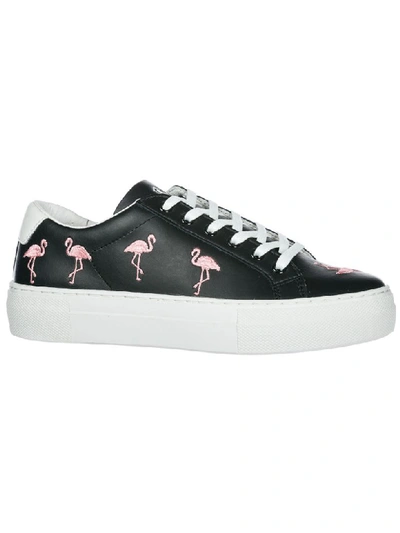 Shop Moa Master Of Arts Victoria Flamingo Sneakers In Nero