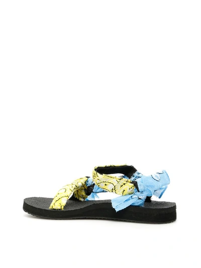 Shop Arizona Love Bandana Trekky Sandals In Bi Gout (yellow)