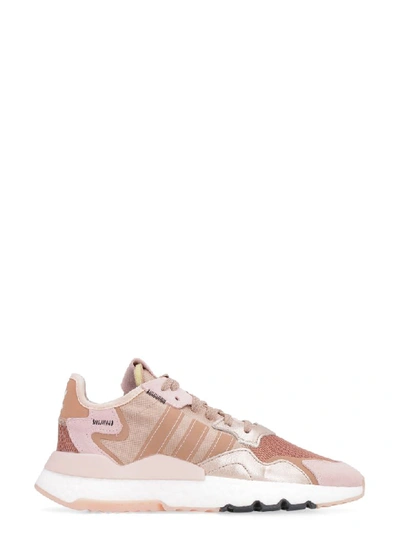 Shop Adidas Originals Nite Jogger Low-top Sneakers In Pink