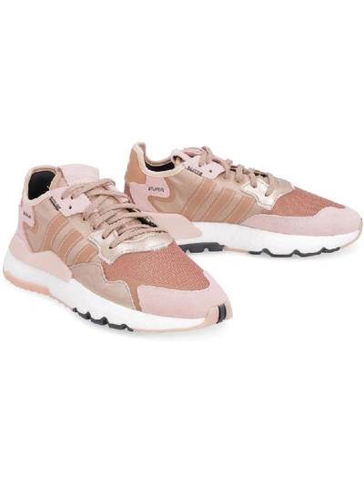 Shop Adidas Originals Nite Jogger Low-top Sneakers In Pink