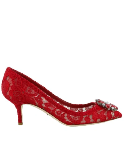 Shop Dolce & Gabbana Decollete In Red