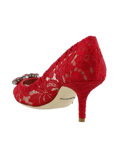 Shop Dolce & Gabbana Decollete In Red