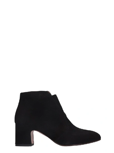 Shop Chie Mihara Naya High Heels Ankle Boots In Black Suede