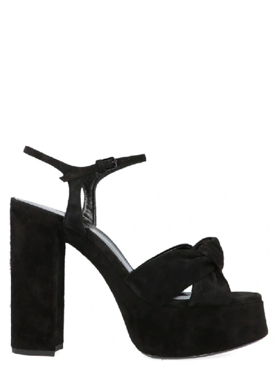 Shop Saint Laurent Bianca Shoes In Black