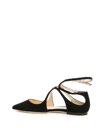 Shop Jimmy Choo Lancer Ballerinas In Black (black)