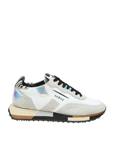 Shop Ghoud Sneakers Rush In Leather And Suede In White