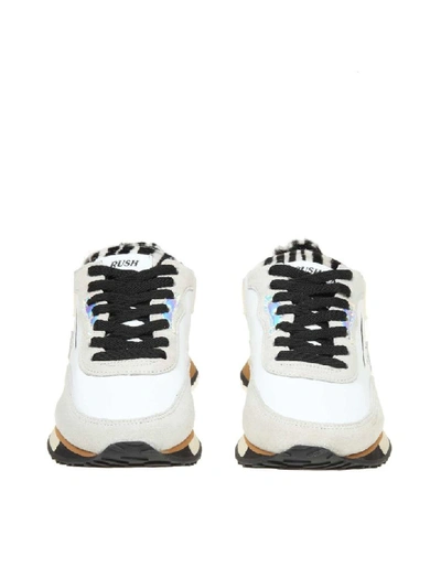 Shop Ghoud Sneakers Rush In Leather And Suede In White