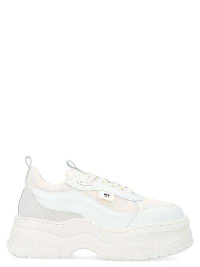 Shop Chiara Ferragni Army Shoes In White