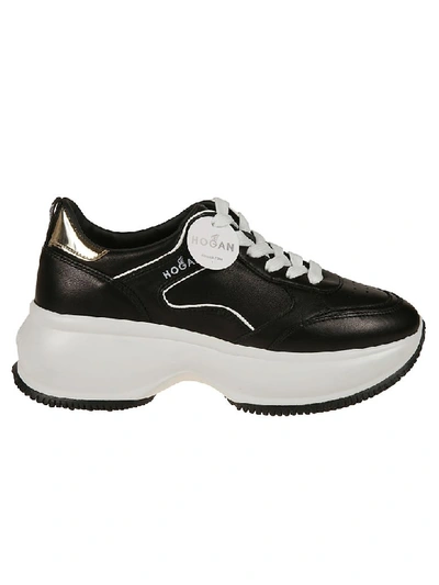Shop Hogan Maxi Active Platform Sneakers In Black