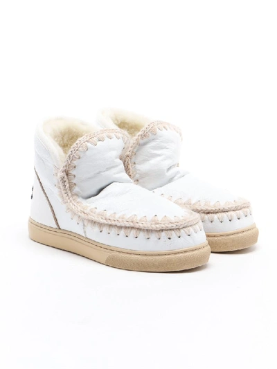 Shop Mou Eskimo Sneaker In White