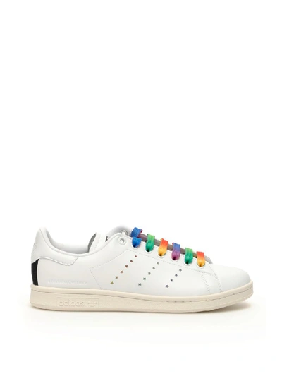 Shop Stella Mccartney Stan Smith Capsule Sneakers In Wh Multi (white)